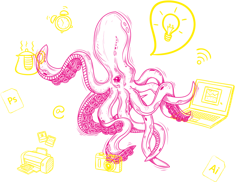Pimp My Brand, Our Team, Who We Are - Skull And Tentacles Tattoo, HD Png Download - Transparent PNG Free Download