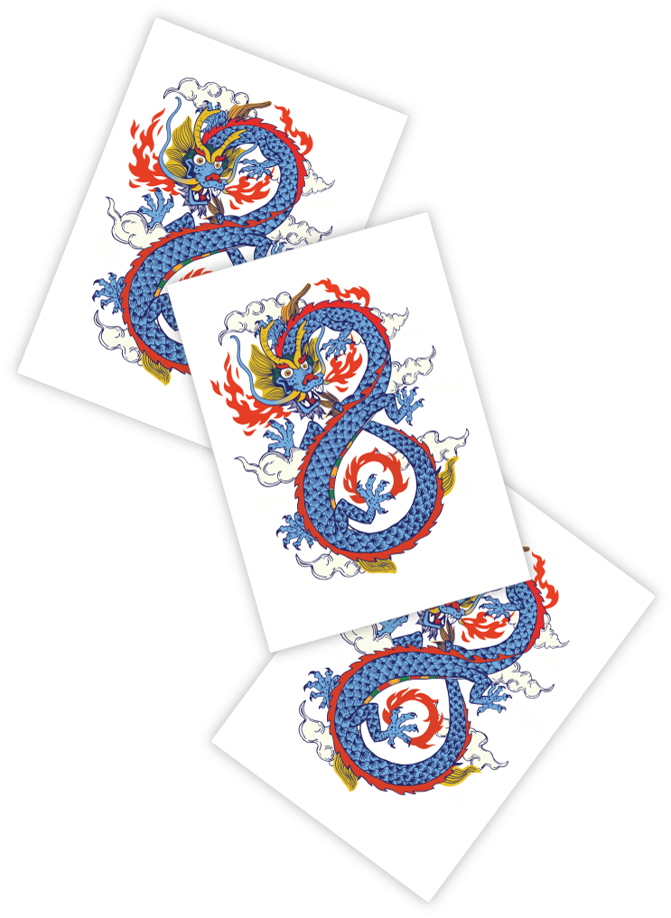Dragon 8" Class= - Dragon Tattoos Looks Like In Eight, HD Png Download - Transparent PNG Free Download