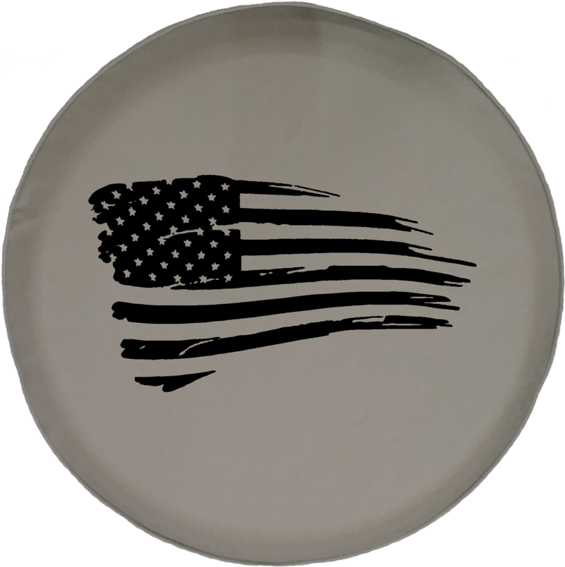 Tattered American Flag Tattoo Black And White, HD Png Download - Transparent PNG Free Download