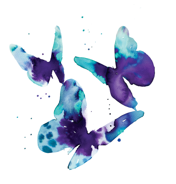 Small Watercolor Butterfly Tattoo, HD Png Download - Transparent PNG Free Download