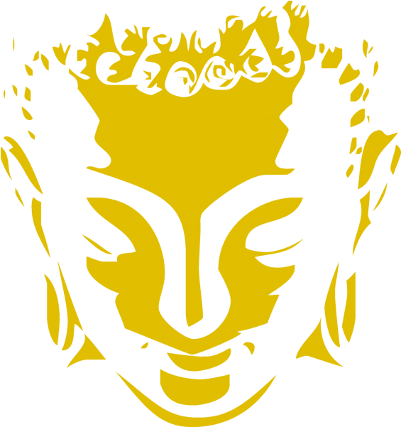 Black And White Art Of Buddha , Transparent Cartoons - Tribal Buddha Face Tattoo, HD Png Download - Transparent PNG Free Download