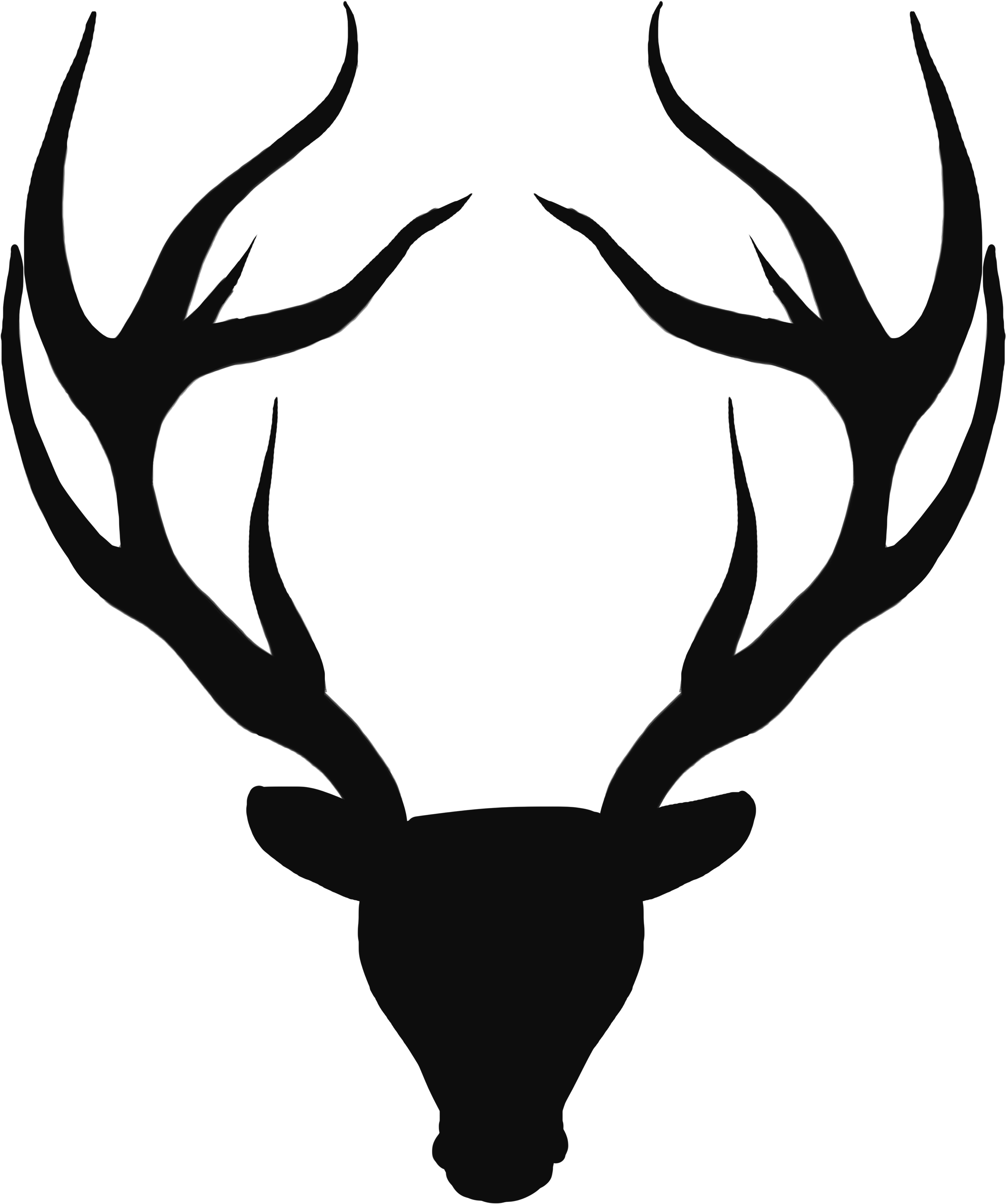Deer Antler Tattoo With Names, HD Png Download - Transparent PNG Free Download