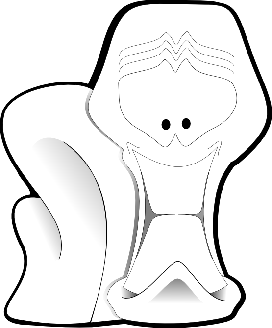 Worm 11 Black White Line Art Tatoo Tattoo Wall Paper - Illustration, HD Png Download - Transparent PNG Free Download