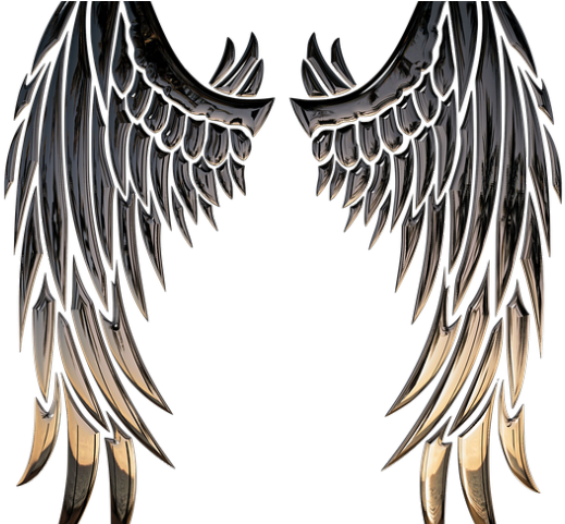 Angel Wings Png - Metal Angel Wings Tattoo, Transparent - Transparent PNG Free Download