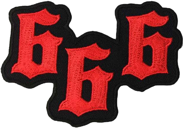#ceiaxostickers #tumblrstickers #aesthetic #grunge - Satanic 666 Tattoo, HD Png Download - Transparent PNG Free Download