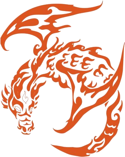 Tribal Dragon Png - Dragon Tribal Tattoo Png, Transparent - Transparent PNG Free Download