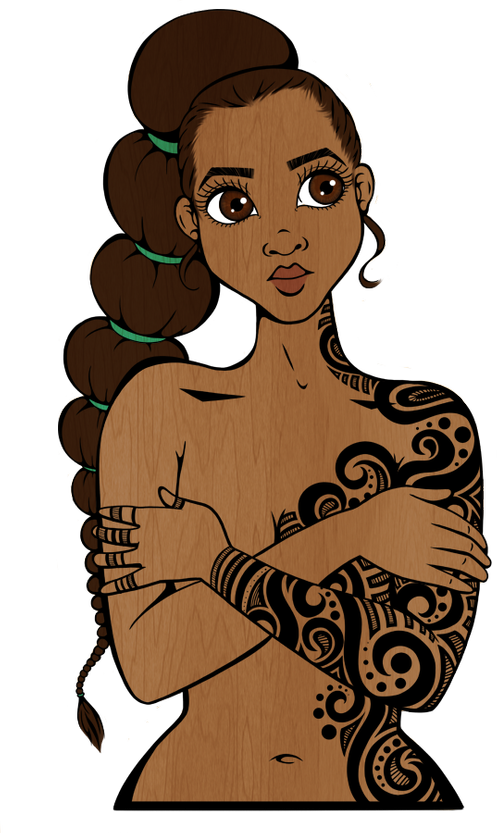 Tattoo Girl Png, Transparent - Transparent PNG Free Download