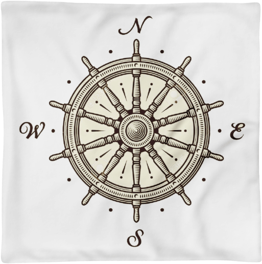 Compass And Captains Wheel Tattoo, HD Png Download - Transparent PNG Free Download