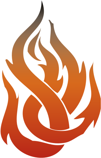 Vector Clip Art Of Fire Flame In Orange Color - Flame Tattoo Png, Transparent - Transparent PNG Free Download