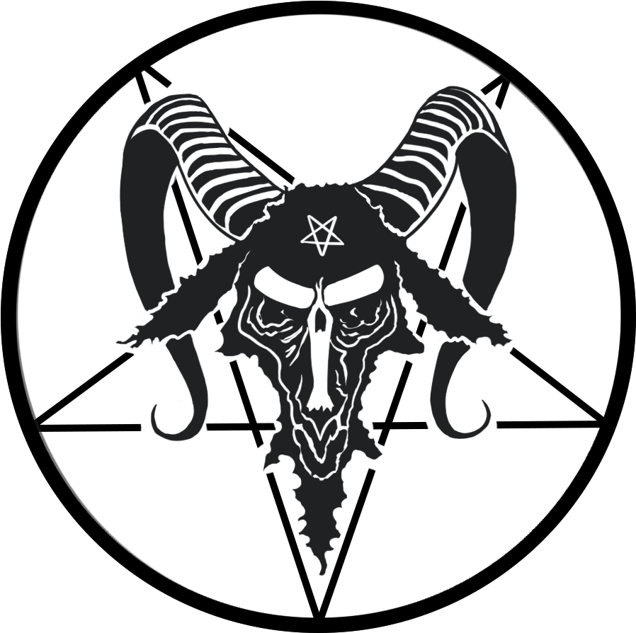 Old Baphomet Icon - Baphomet Inverted Pentagram Tattoo, HD Png Download - Transparent PNG Free Download