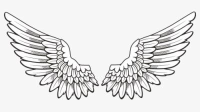 Angel Wings Clip Art, HD Png Download - Tattoo Transparent PNG Free Download