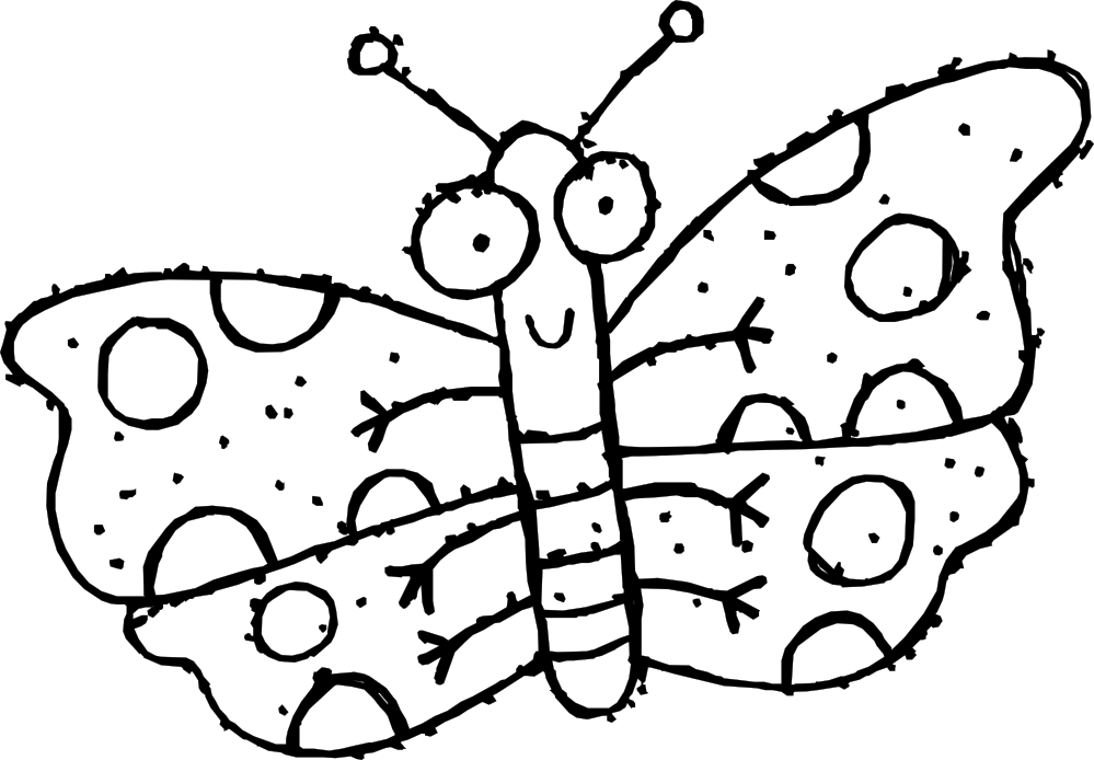 Butterfly 43 Black White Line Art Tatoo Tattoo - Clip Art Social Butterfly, HD Png Download - Transparent PNG Free Download