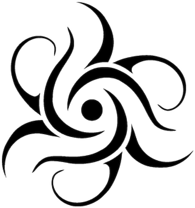 Tribal Aquarius Tattoo Design, HD Png Download - Transparent PNG Free Download