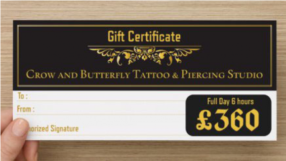 Full Day Tattoo Gift Certificate 23289 - Wood, HD Png Download - Transparent PNG Free Download