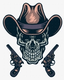 Skull And Crossbones Traditional Tattoo Pirate Color, HD Png Download - Transparent PNG Free Download