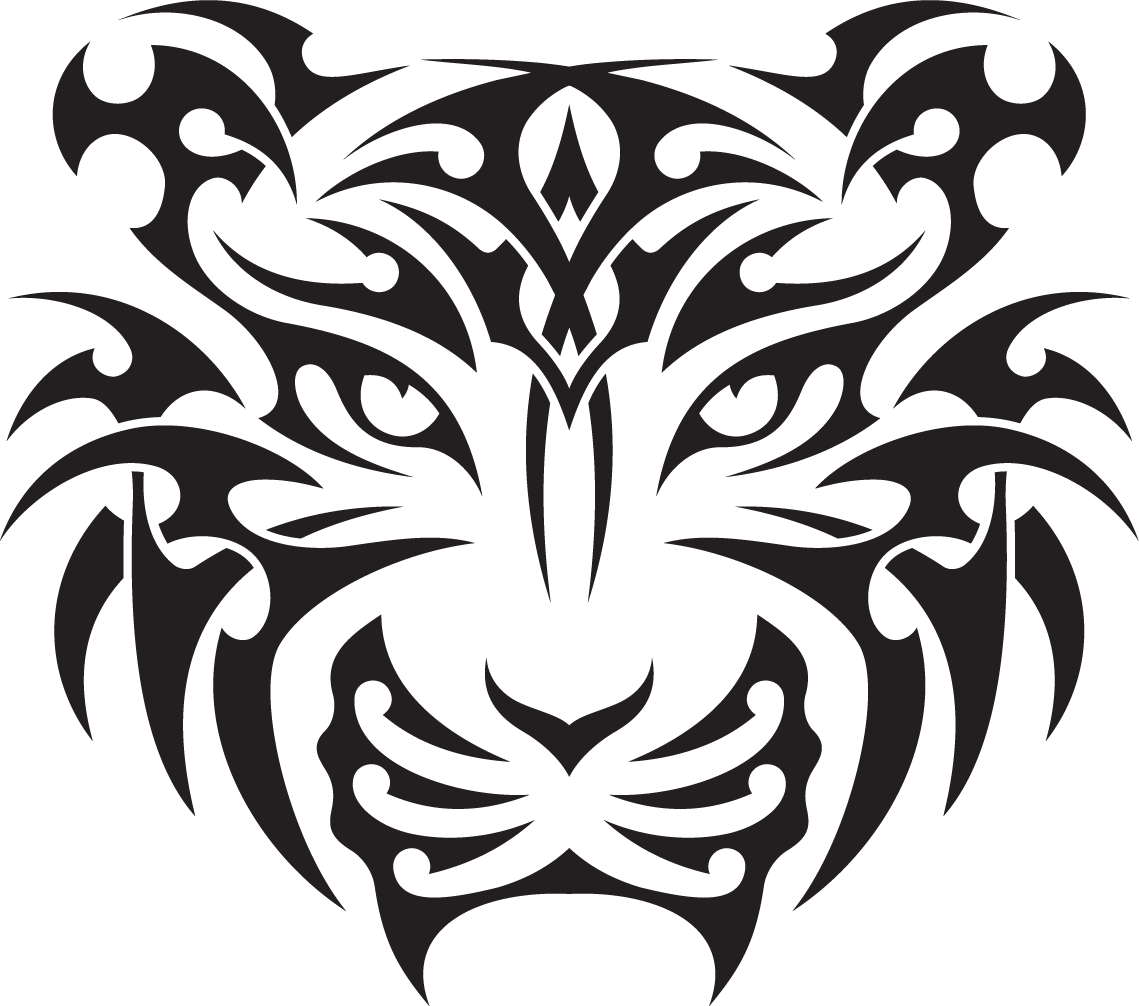 Tribal Tiger, HD Png Download - Transparent PNG Free Download
