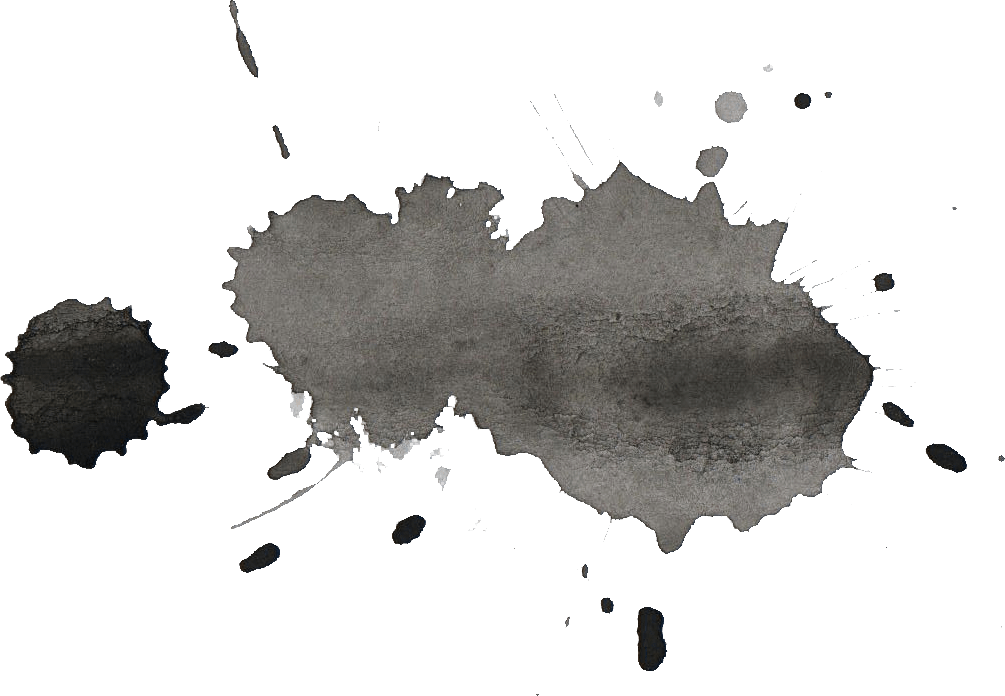 Watercolor Black Splash Png, Transparent - Transparent PNG Free Download