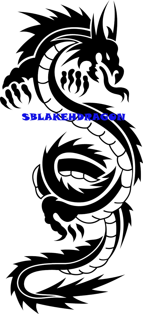 Dauntless Kind Of Night - Dragon Tattoo Art Design, HD Png Download - Transparent PNG Free Download