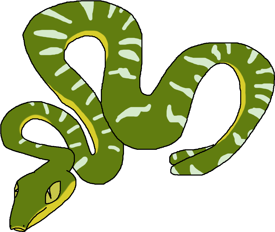 Snake In Tree Clipart Picture Emerald Tree Boa - Emerald Tree Boa Clipart, HD Png Download - Transparent PNG Free Download