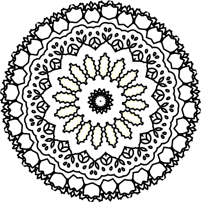 Kaleidoscope Png Picture - Polynesian Circle Tattoo Design, Transparent - Transparent PNG Free Download