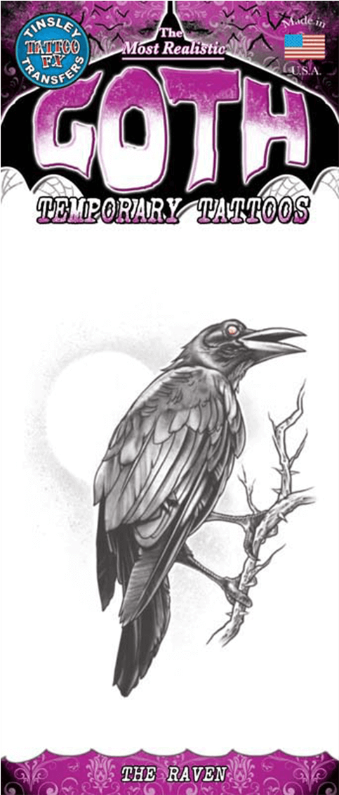 Tinsley Transfers Temporary Tattoos Goth, HD Png Download - Transparent PNG Free Download