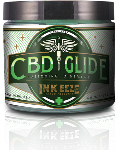 Inkeeze Cbd Glide Tattoo Ointment - Ink Eeze Cbd Glide, HD Png Download - Transparent PNG Free Download