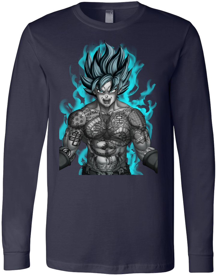 Goku With Tattoo, HD Png Download - Transparent PNG Free Download