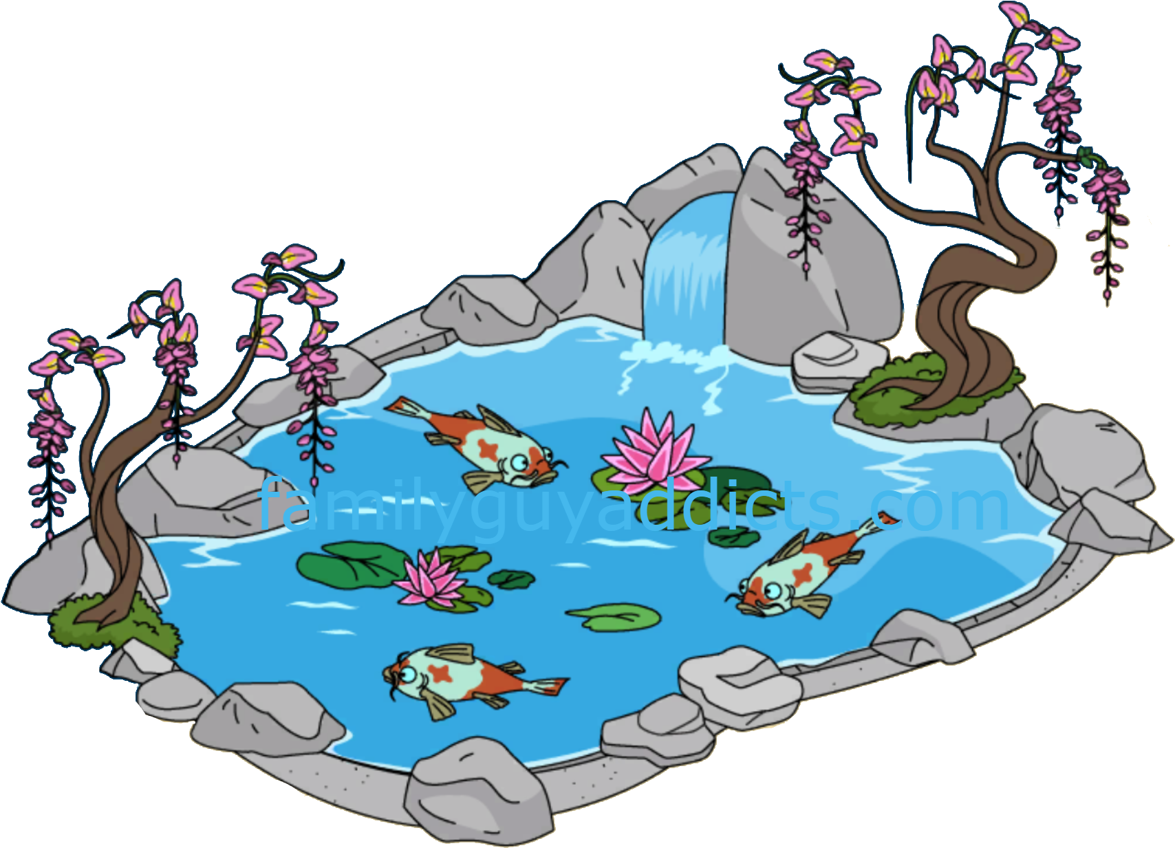 Free Fish Pond Clipart Image Transparent Download 28 - Fish Pond Clipart, HD Png Download - Transparent PNG Free Download
