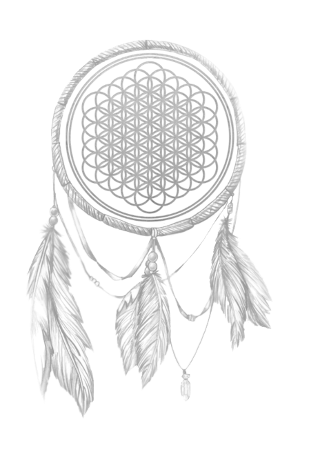 Flower Of Life Dreamcatcher Tattoo, HD Png Download - Transparent PNG Free Download
