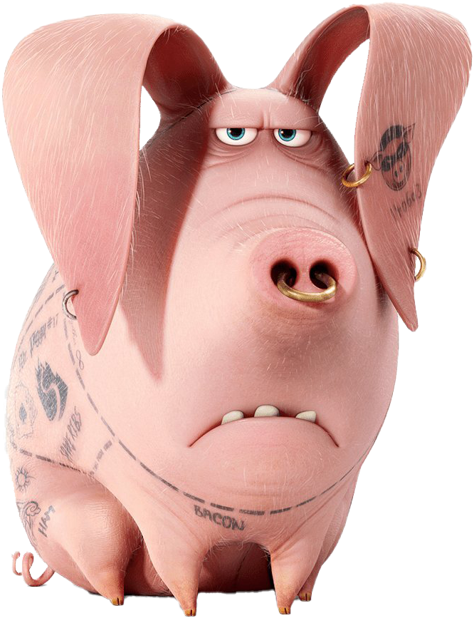 The Secret Life Of Pets Png Transparent Picture - Secret Life Of Pets Pig Tattoo, Png Download - Transparent PNG Free Download