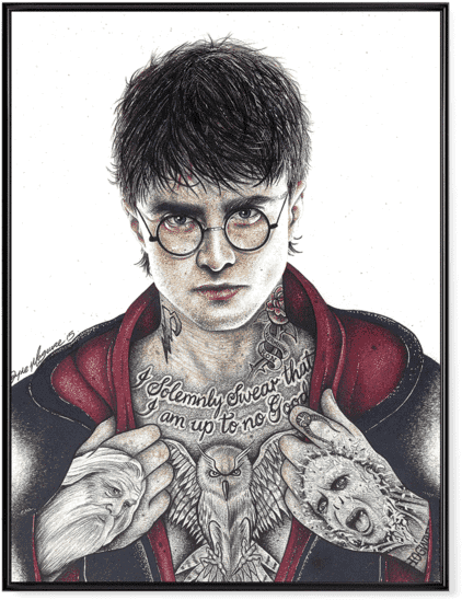 Harry Potter T Shirt Tattoo, HD Png Download - Transparent PNG Free Download