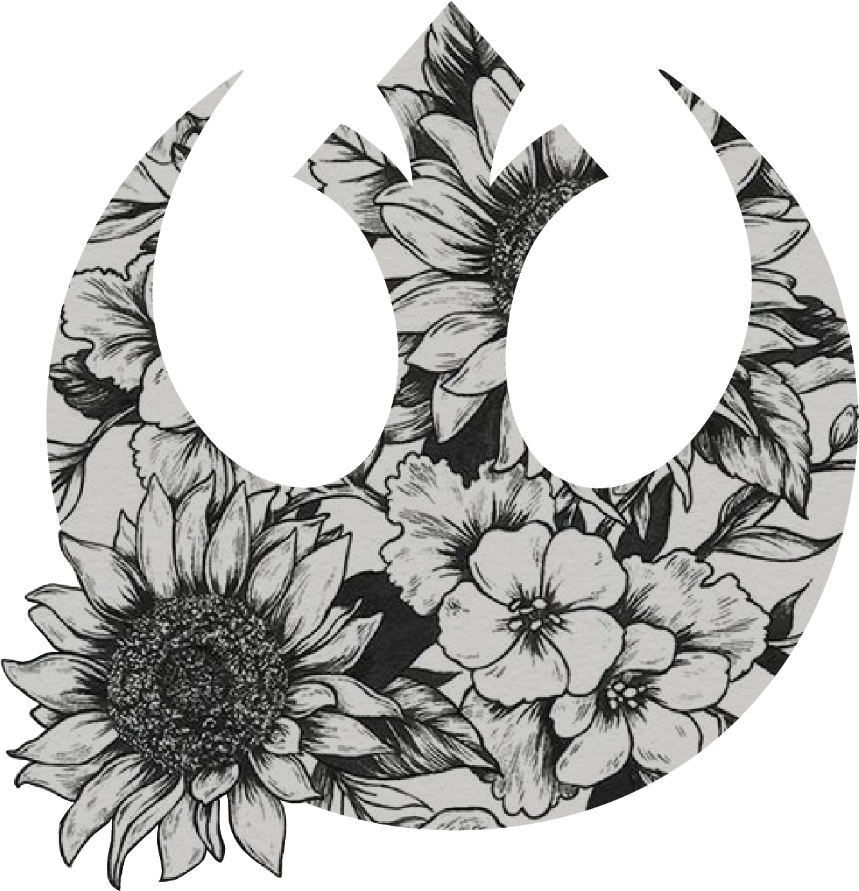 Star Wars Tattoo Rebel, HD Png Download - Transparent PNG Free Download