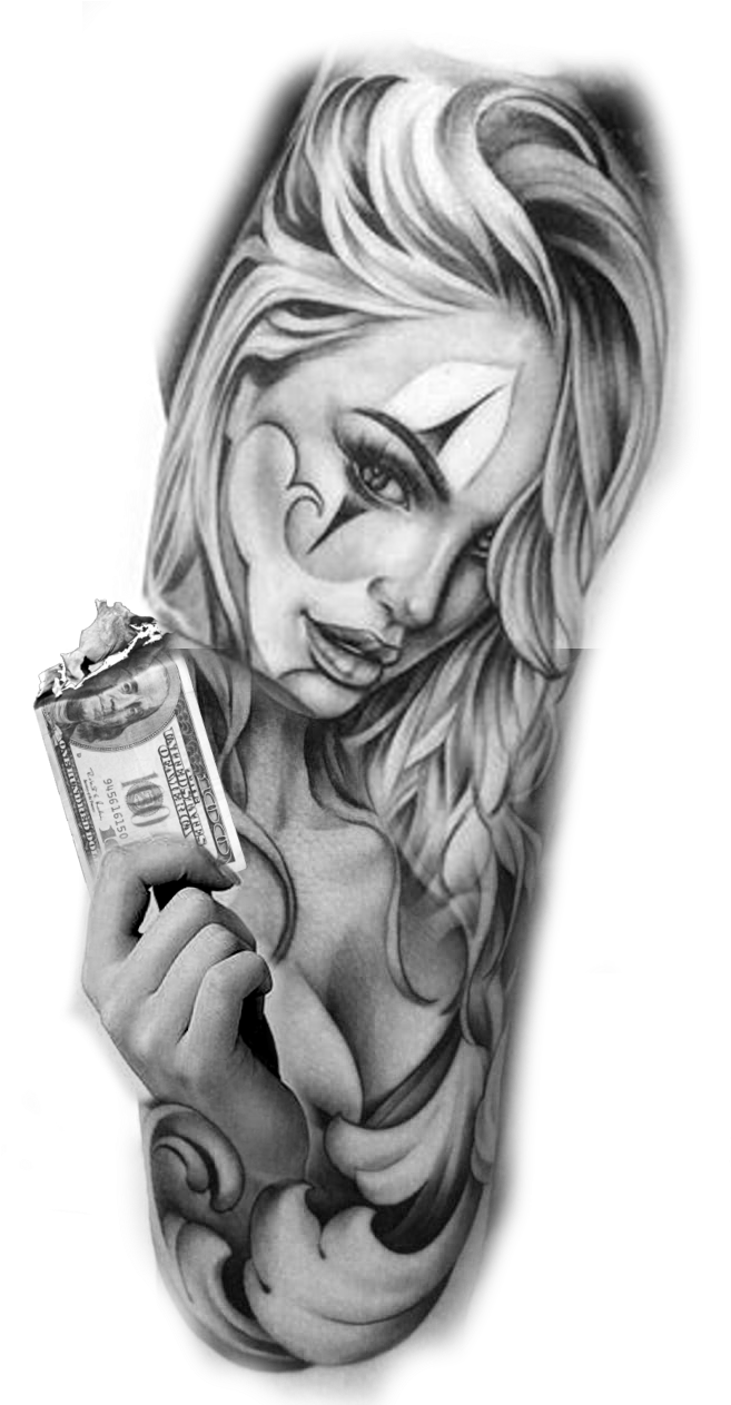 Chicano Girl Tattoo Designs, HD Png Download - Transparent PNG Free Download