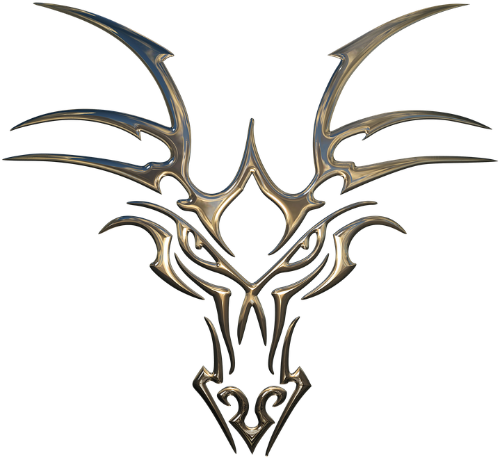 Dragon Head Tattoo Png, Transparent - Transparent PNG Free Download