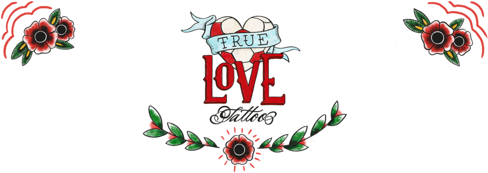 Header True Love Tattoo, HD Png Download - Transparent PNG Free Download