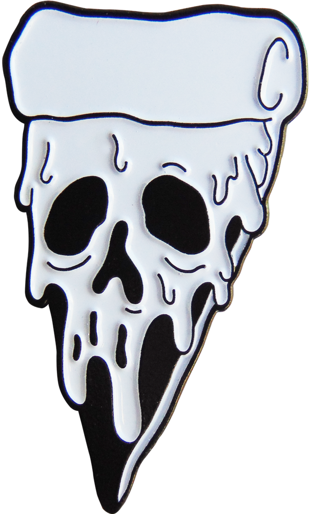 Clip Art Collection Of Free Drawing - Pizza Skull Tattoo, HD Png Download - Transparent PNG Free Download