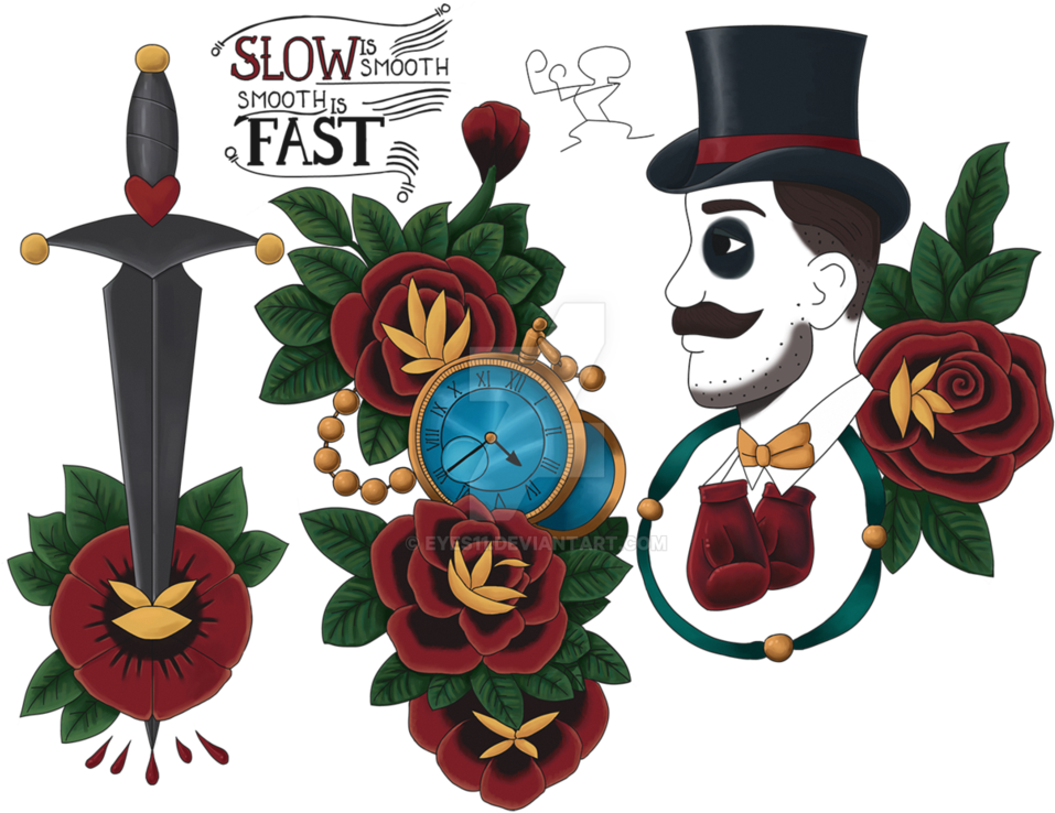 Transparent Knife Tattoo Png - Conor Mcgregor Tattoo Design, Png Download - Transparent PNG Free Download