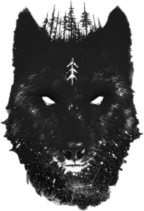 Black Wolf Sleeve Tattoo Drawing - Dark Wolf Tattoo Designs, HD Png Download - Transparent PNG Free Download
