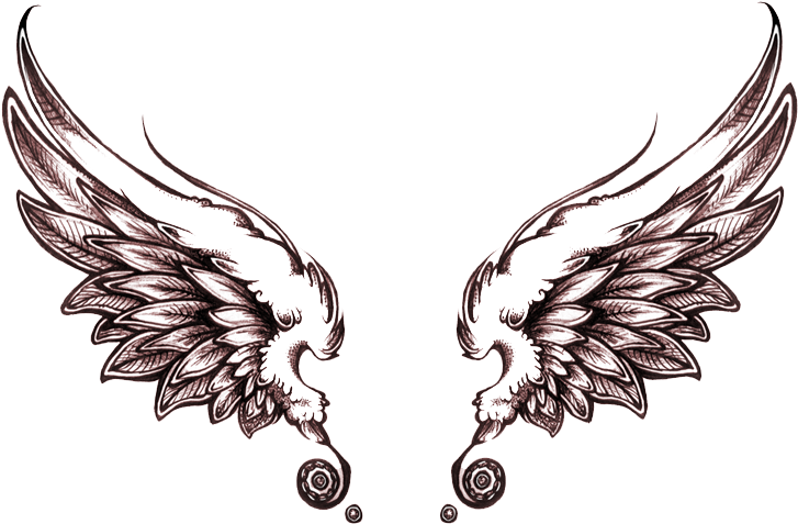 Wings Tattoos Clipart Transparent Background - Chest Tattoo Png, Png Download - Transparent PNG Free Download