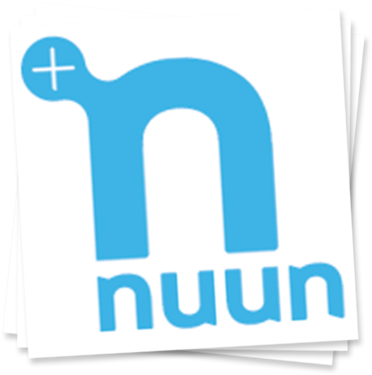 Blue Nuun Logo Temporary Tattoos - Nuun, HD Png Download - Transparent PNG Free Download