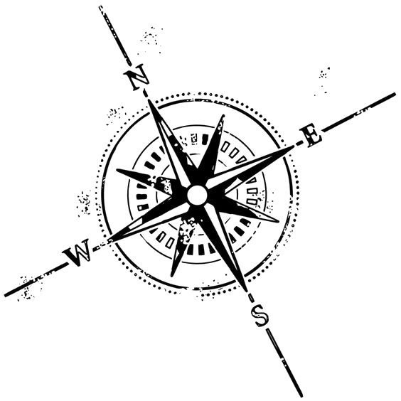 Collection Of Free Compass Drawing Old Time Download - Compass Tattoo Design Sketch, HD Png Download - Transparent PNG Free Download