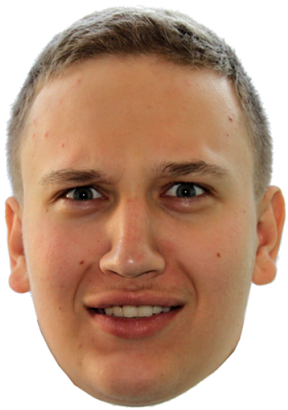 Your Face On A Tattoo By E-three Bespoke Party Decor - Transparent Background Faces Png, Png Download - Transparent PNG Free Download