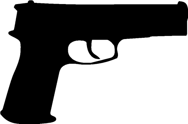 Firearm Handgun Pistol Tattoo Gun Control - Army Gun Clipart, HD Png Download - Transparent PNG Free Download