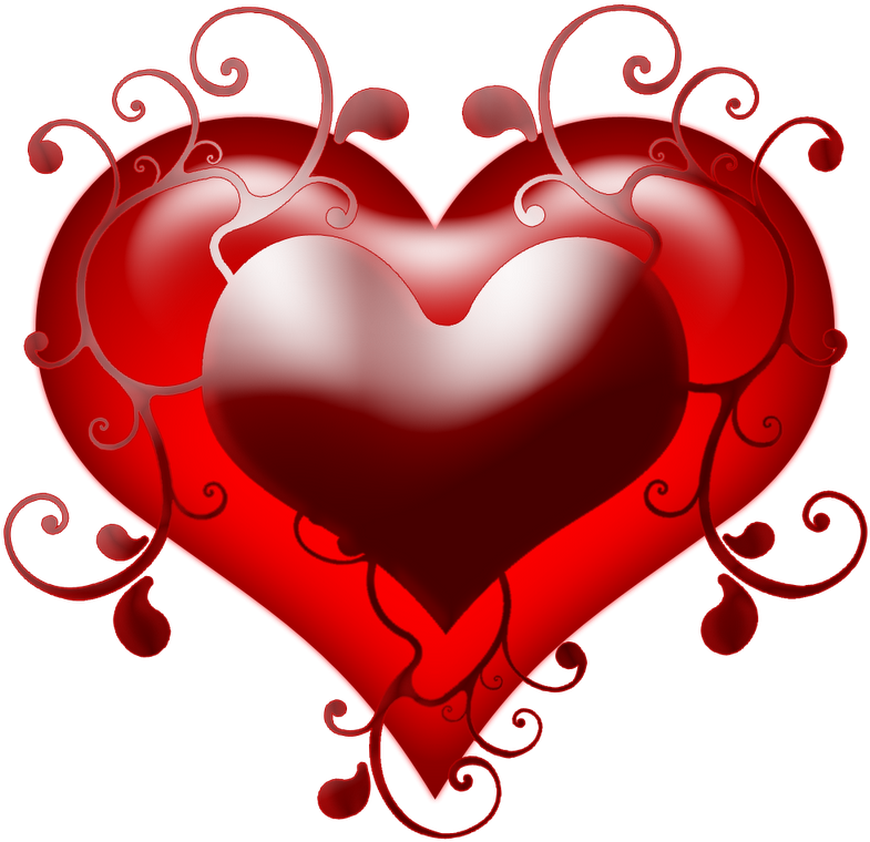 Love Tattoo Clipart Double Heart - Kalp Resmi Hareketli, HD Png Download - Transparent PNG Free Download