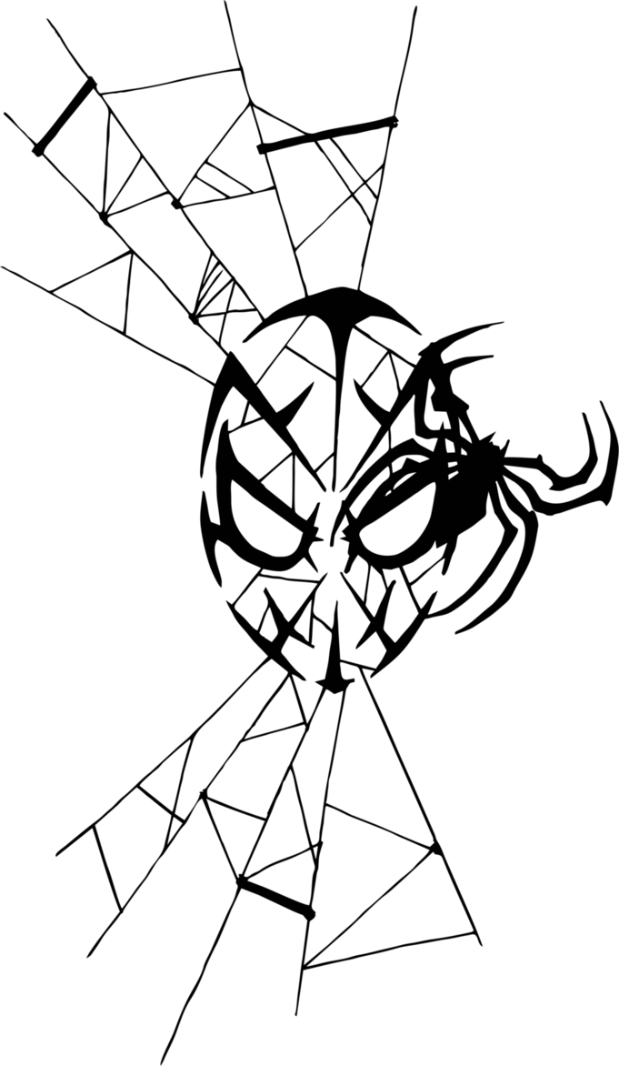 Fireworks Transparent Gif - Spiderman Black And White, HD Png Download - Transparent PNG Free Download