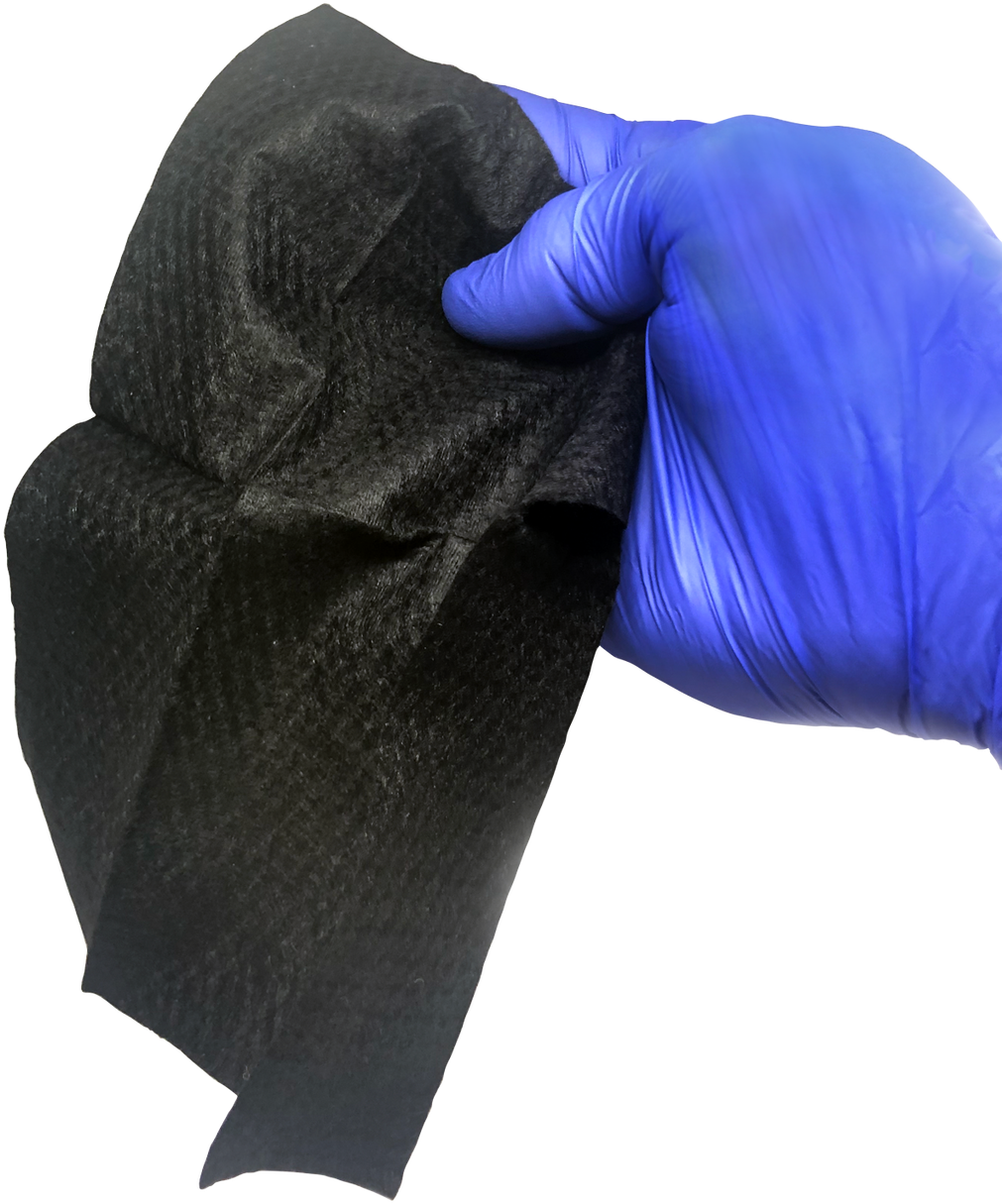 Hd Wipe Outz™ Dry-black Sterilized Tattoo Towels - Scarf, HD Png Download - Transparent PNG Free Download