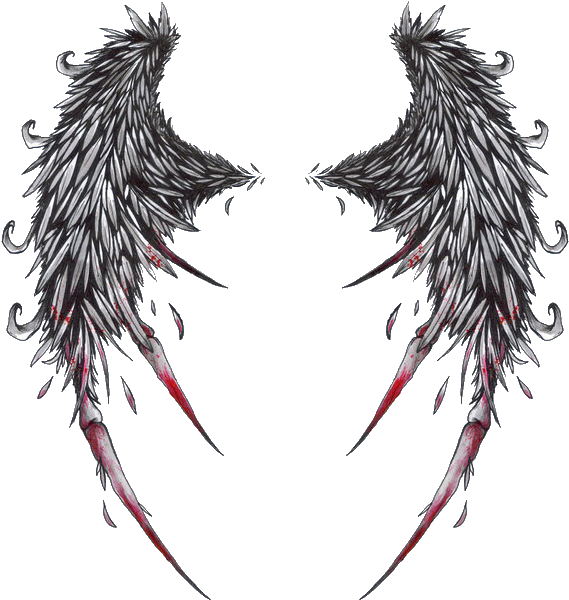 Tattoo Devil Demon Angel Png Free Photo Clipart - Angel And Demon Wings, Transparent - Transparent PNG Free Download