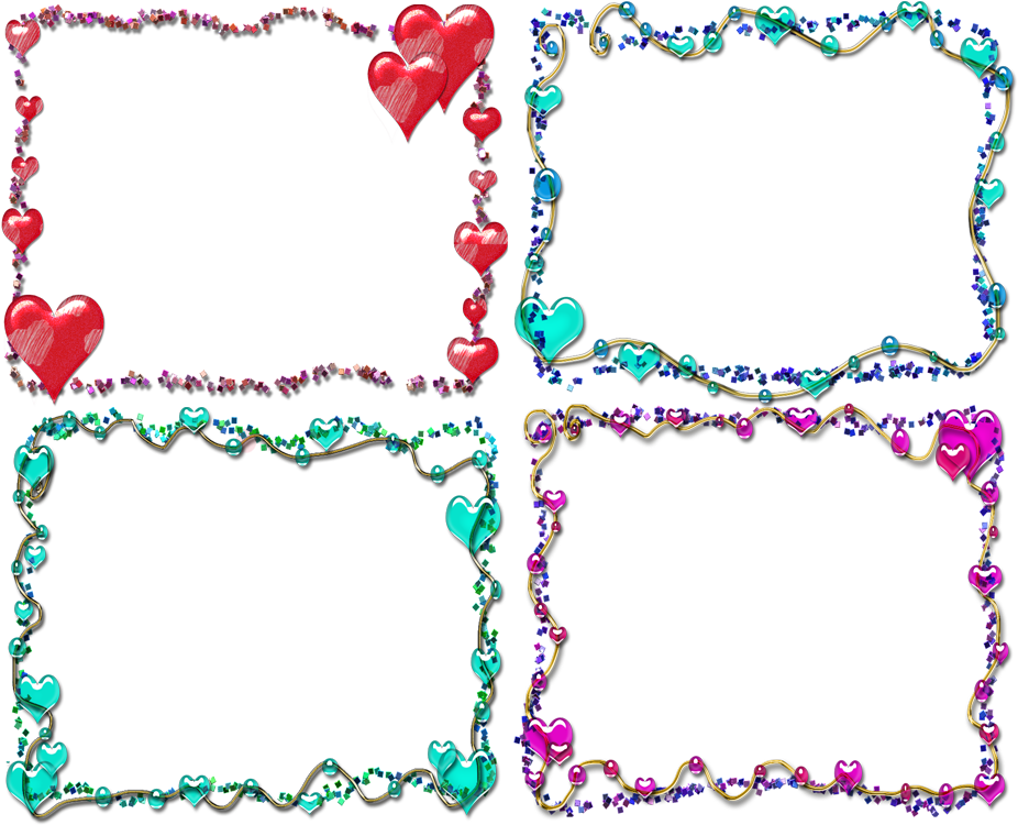 Curly Frame Clip Tattoo Pictures To Pin On Pinterest - Border Designs With Glitters, HD Png Download - Transparent PNG Free Download