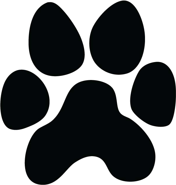 Paw Print Wildcats On Dog Paws Tattoos And Clip Art - Small Paw Print Clipart, HD Png Download - Transparent PNG Free Download