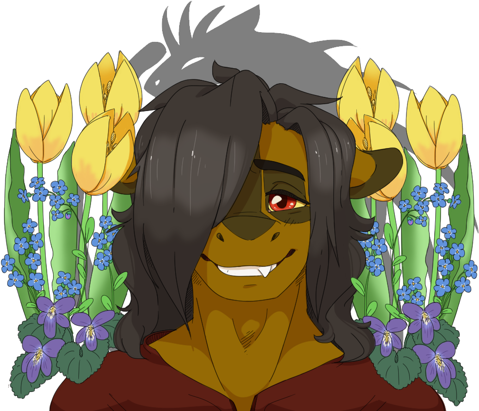 Tattoo Moon [flower Wreath] - Cartoon, HD Png Download - Transparent PNG Free Download